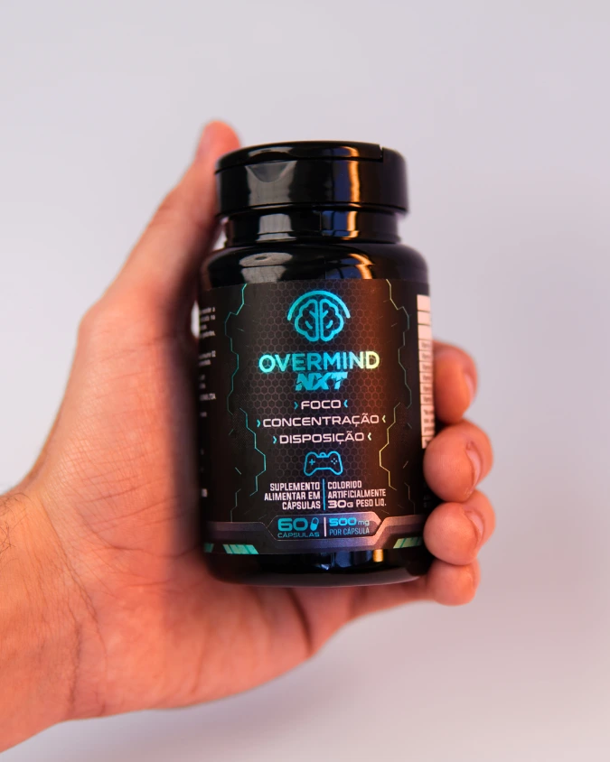 OVERMIND NXT - Suplemento Mental 60 Cápsulas para foco e concentração